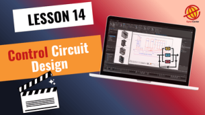 EPLAN Control Circuit Design schematic with ammeter, current transformer and phase signal lamps