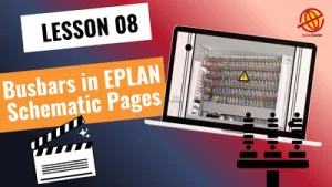 EPLAN Busbar Drawing in Electrical Schematic Pages