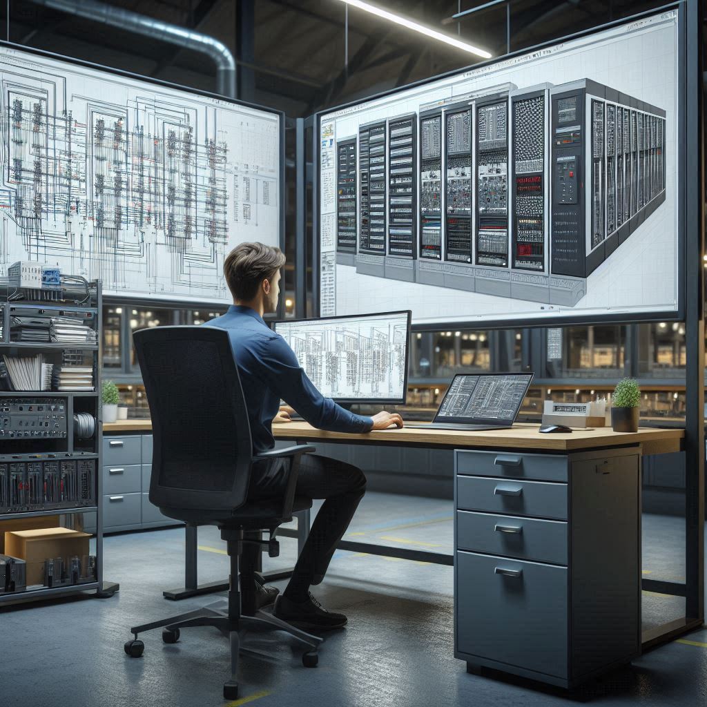 | EPLAN Center EPLAN Learning Hub – engineer designing electrical schematics and 3D panels with EPLAN Electric P8 and Pro Panel