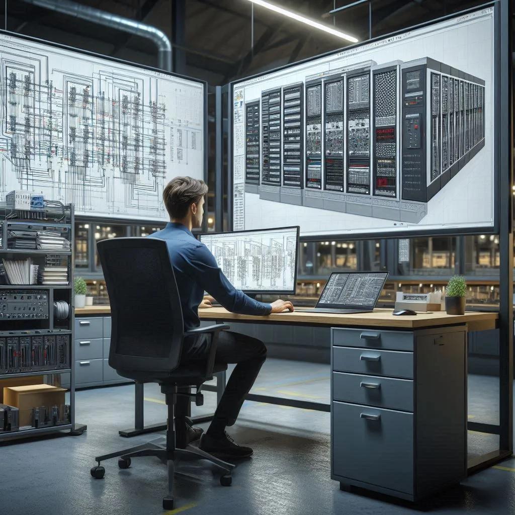 | EPLAN Center EPLAN Learning Hub – engineer designing electrical schematics and 3D panels with EPLAN Electric P8 and Pro Panel